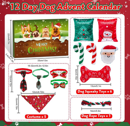 🔥Last 48 hours 57% OFF - 🐱2024 Christmas Countdown Pet Toys Advent Calendar