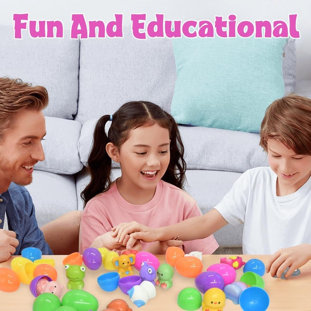 24 PCS Easter Eggs Prefilled Slow Rising Squishy Toys