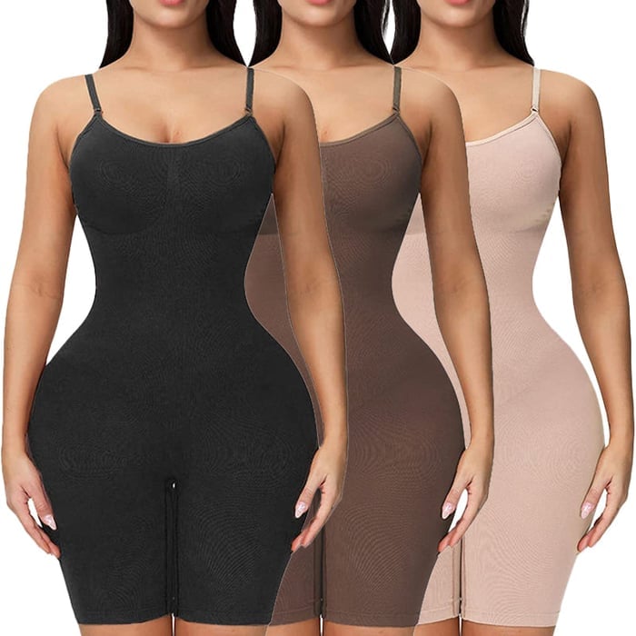🎁Hot Sale 49% OFF⏳Tummy Control Body Shaper Thigh Slimmer Shorts Seamless Sculp✨