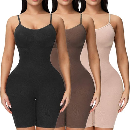 🎁Hot Sale 49% OFF⏳Tummy Control Body Shaper Thigh Slimmer Shorts Seamless Sculp✨