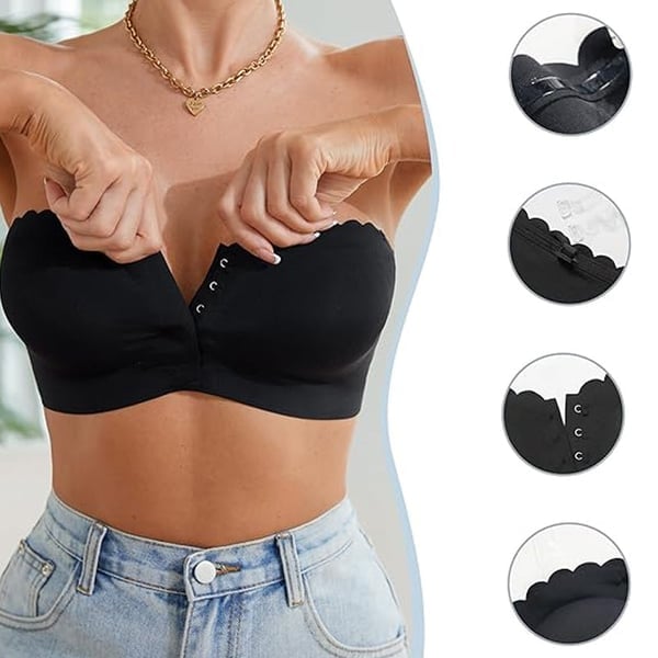 Women's Solid Print Strapless Bra