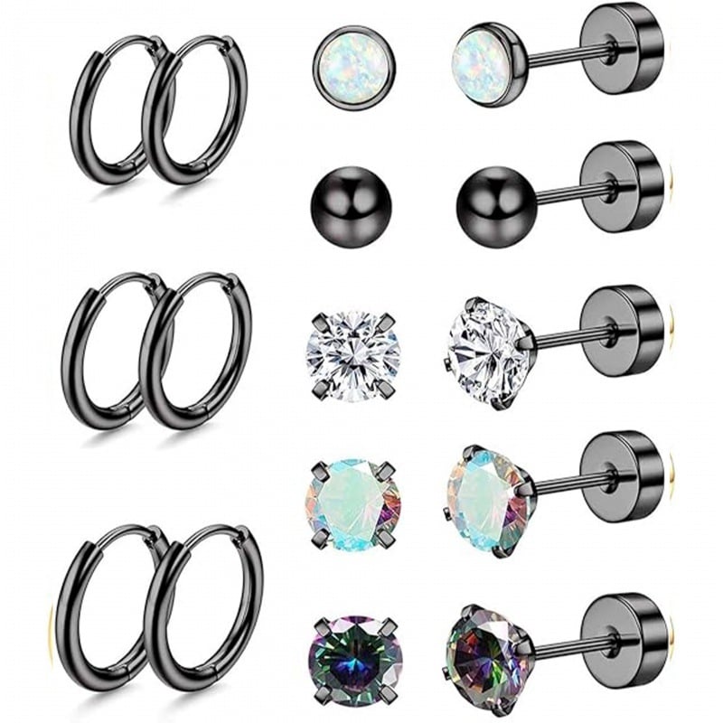 ✨LAST DAY 49% OFF✨8 Pairs Hypoallergenic Earrings