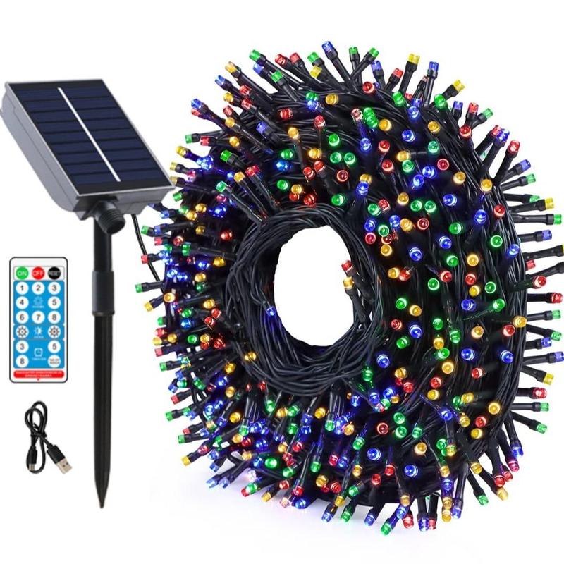 🎄Christmas Sales 49% OFF✨USB Rechargeable Solar Powered String LED Lights