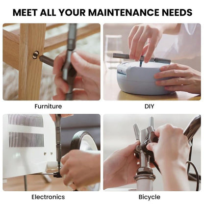 🔥Last Day Promotion 49% OFF🔥DIY screwdriver 24 in 1, switchable screwdriver shape to adapt to various home repairs