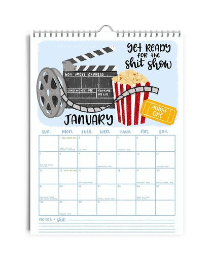 🔥Last Day Promotion 50% OFF!!!🔥 - Hot Air Balloon-HERE WE FUCKING GO AGAIN 2025 CALENDAR