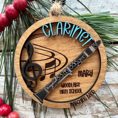 🎼Personalized Band Christmas Tree Ornament