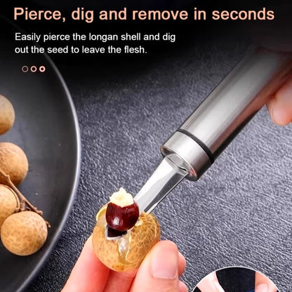 🔥2025 New Arrival🔥Longan Corer Shrimp Line Knife Cherry Core Remover Stainless Steel Fish Maw Cutter Tool
