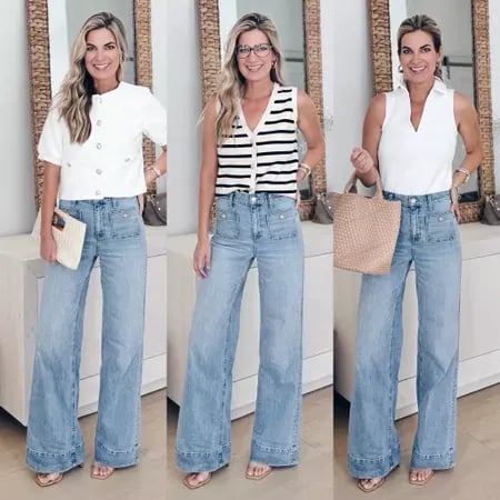 ⏰NEW EXCLUSIVE FLASH SALE - 48% off📢💥Tummy Control Sailor Wide Leg Trouser