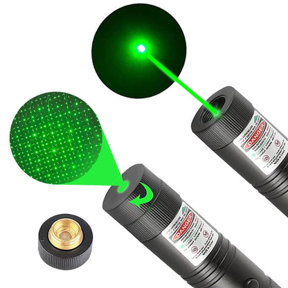 Rechargeable Long Range Flashlight/Laser Pointer
