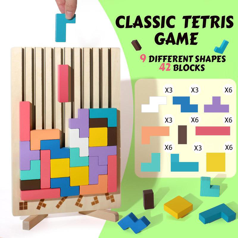 Wooden Stacking Puzzle Toy