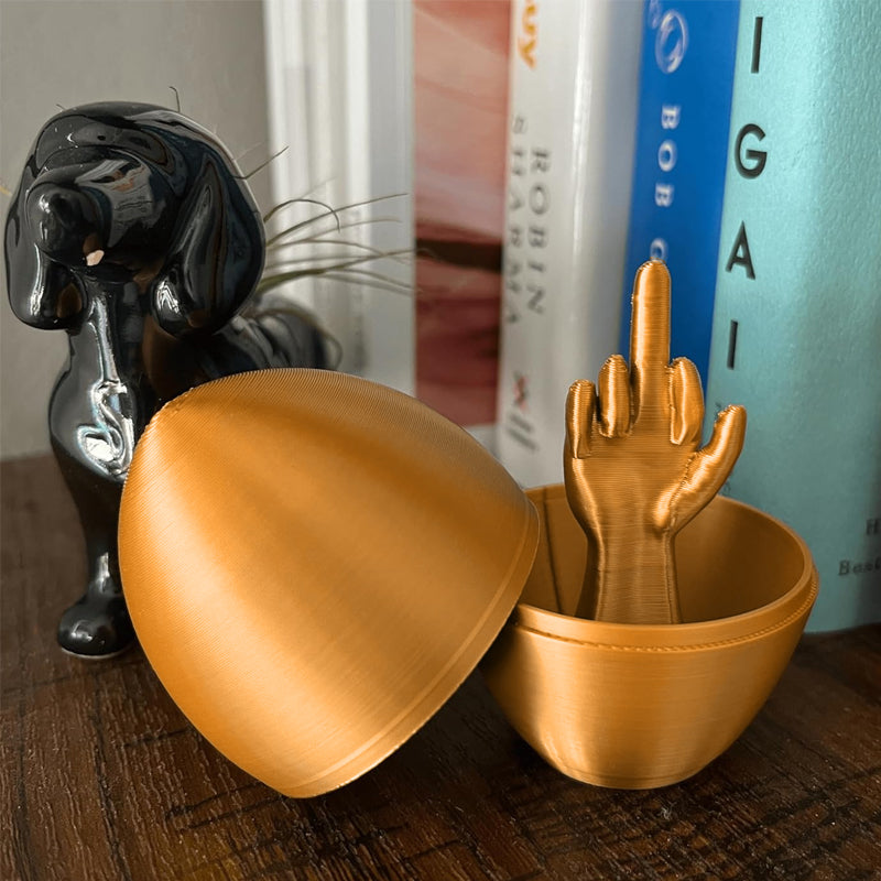 🎁Last Day 49% OFF🔥Easter Egg Surprise – Funny 3D Printed Middle Finger Egg