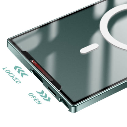 Magnetic Magsafe Metal Case for Galaxy S24 S23 S22 S21 Ultra Plus Note20 Ultra