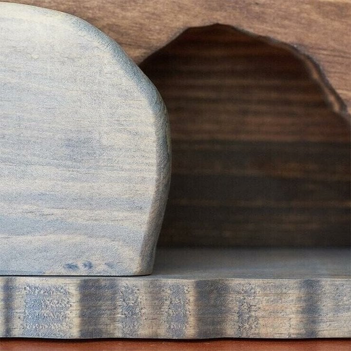 💕Handmade Jesus Tomb-Easter Scene Wooden Decoration