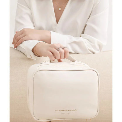 Multi-Compartment Toiletry Cosmetics Bag