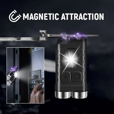 👍Buy 2 Save 15%-✨Magnetic Mini Keychain Flashlight
