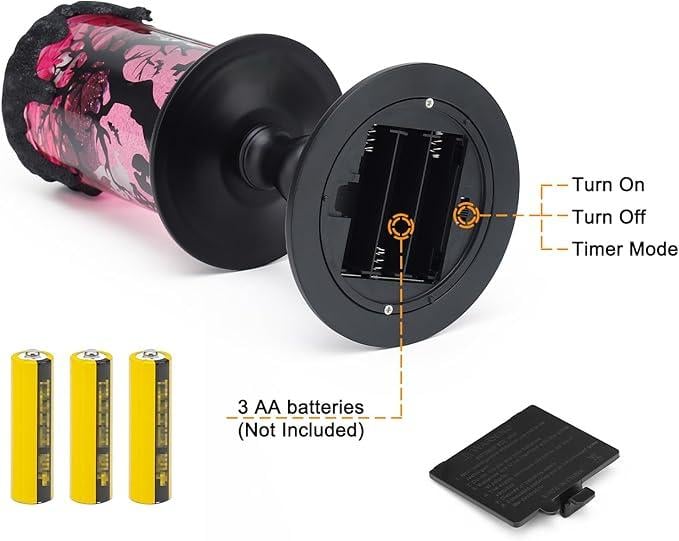 🔥Halloween Sale 57% Off -🎃Halloween Snow Globe Flameless Candle with Timer