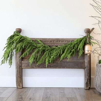 🔥Last 4 hours 57% OFF -🌲Natural Christmas Greenery - Real Touch Norfolk Pine Garland
