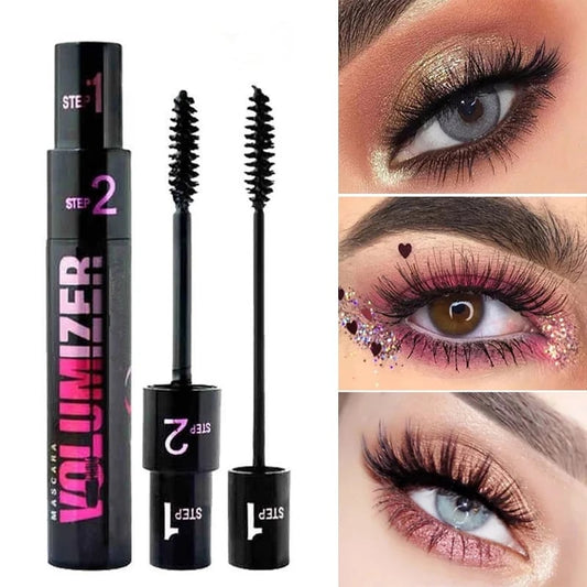 Long thick curly double utility mascara