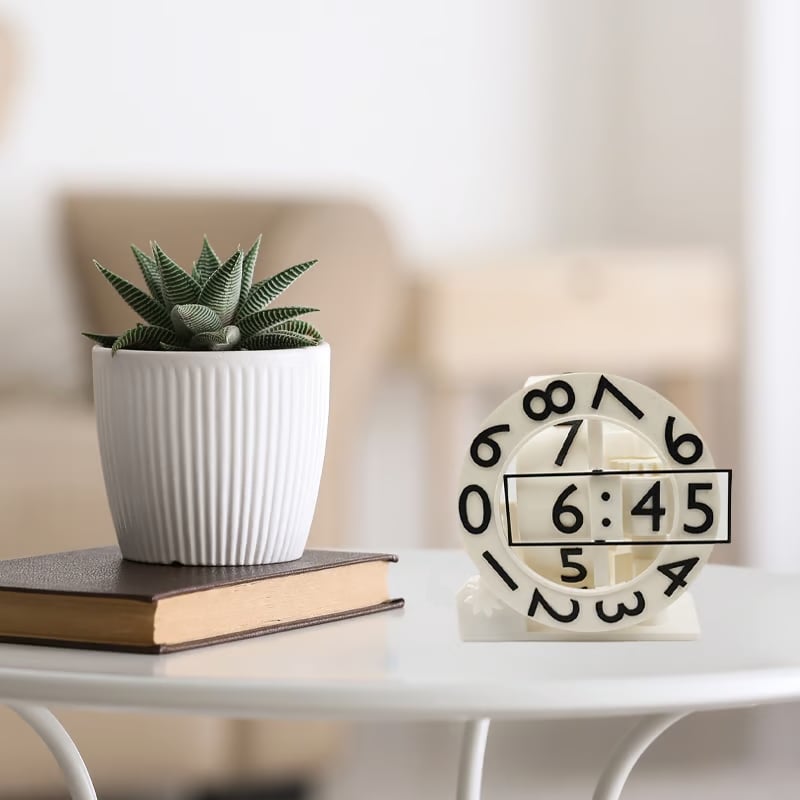 🕰️ 3D Printed Three-Axis Electric Clock: The Perfect Fusion of Precise Timekeeping and Artistic Aesthetics ✨