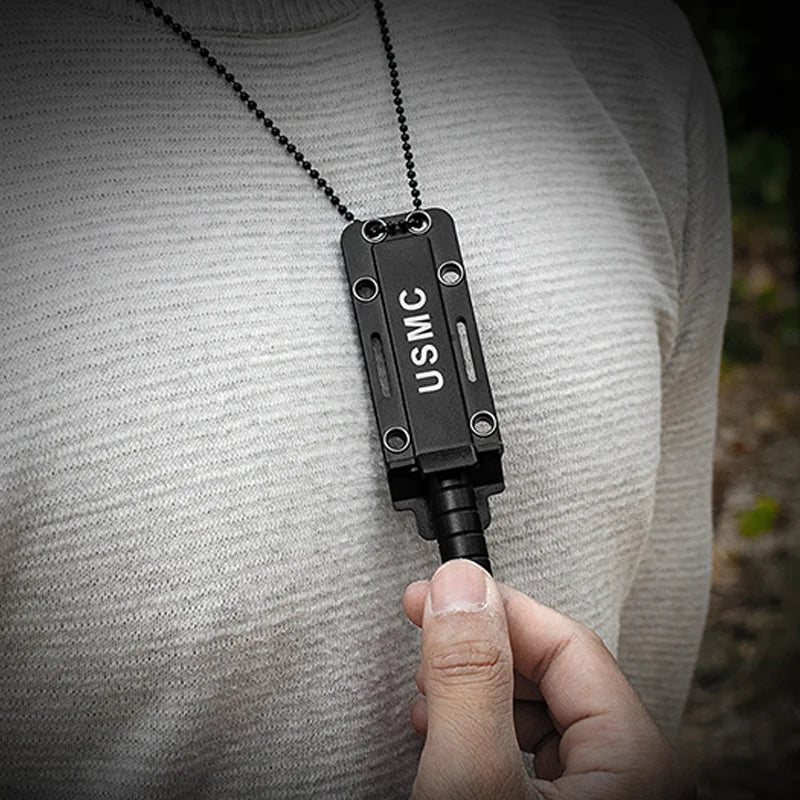 Tactical Survival Necklace Knife