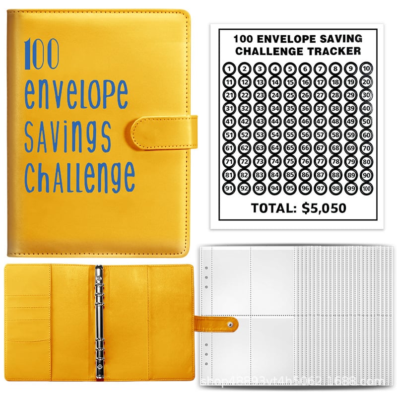 ✨Limited Time Discount✨- ✉️100 Envelope Challenge Binder | Easy And fun Way To Save Money