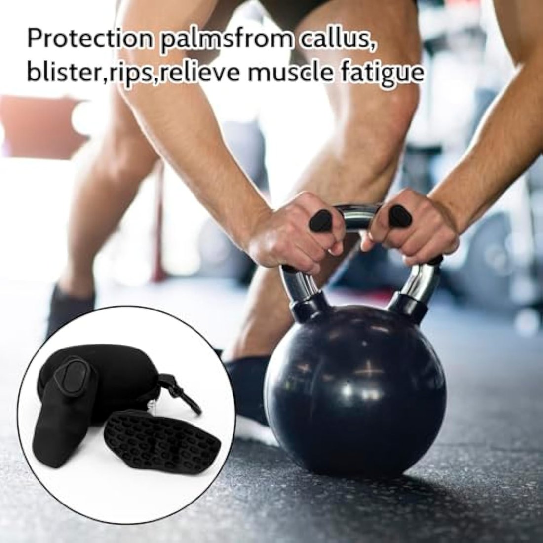 🔥2025 New Arrivals💪Weight Lifting Gloves : Rubber Gym Weightlifting Anti-Slip Workout Grips