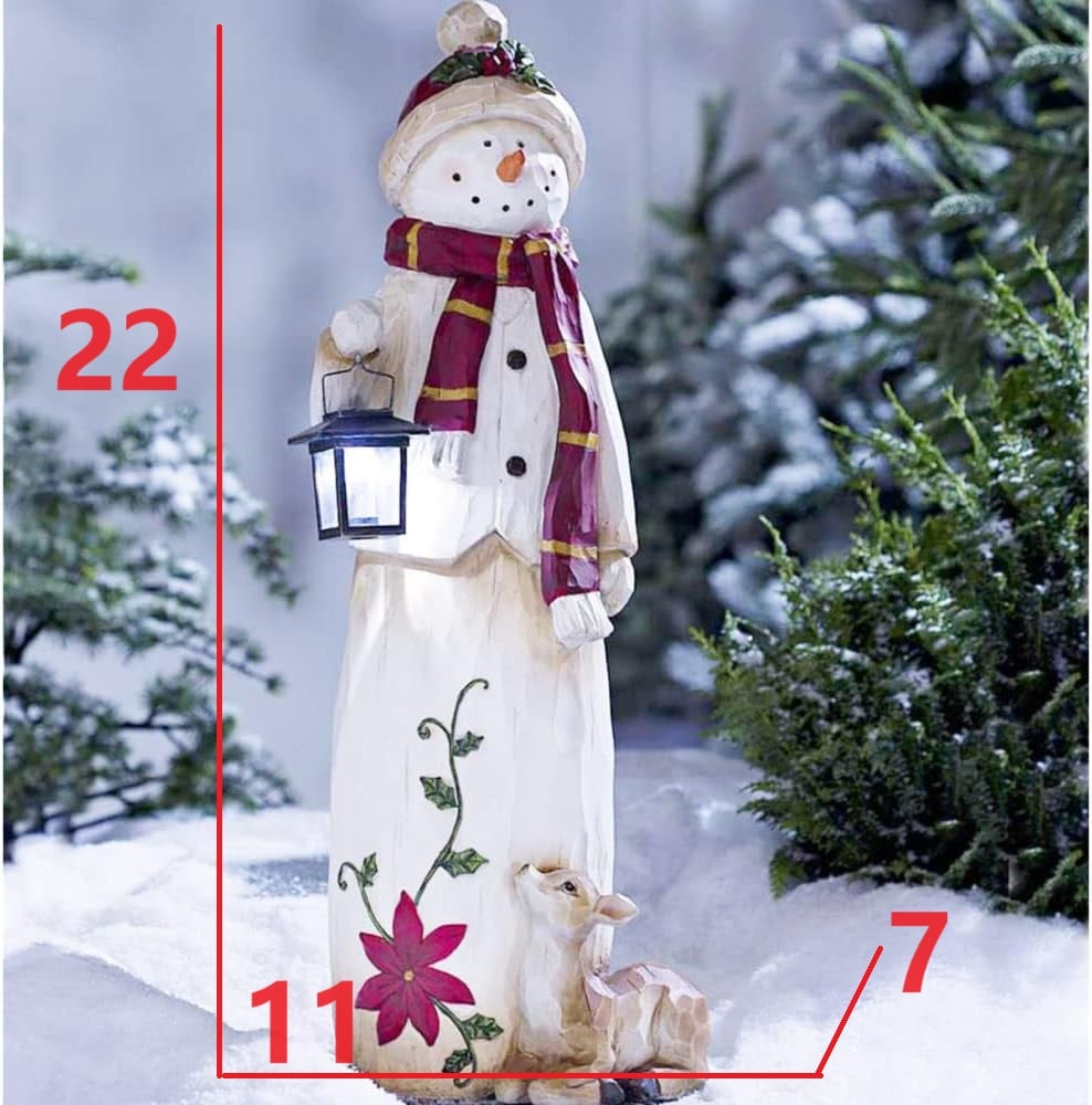 🎄Outdoor Woodland Statues with Solar Lantern🌲