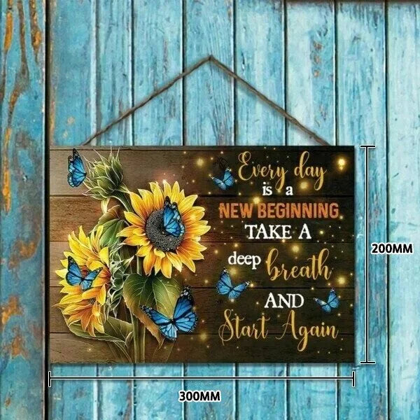 🦋Butterfly Sunflowers Wall Art🌻