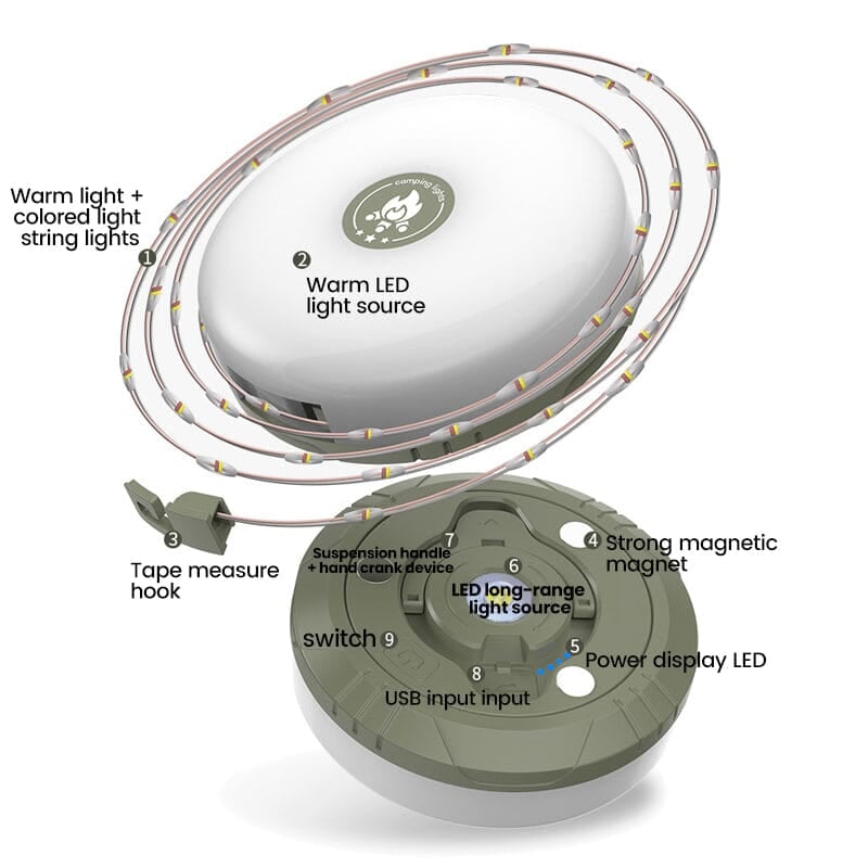 🔥Summer Promotion 49% OFF💥Outdoor Waterproof Portable Storage Light