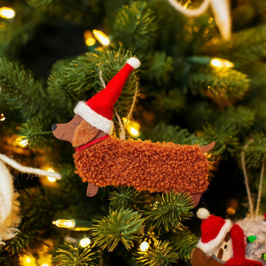 🎅Funny Felt Decoration with Christmas Hat