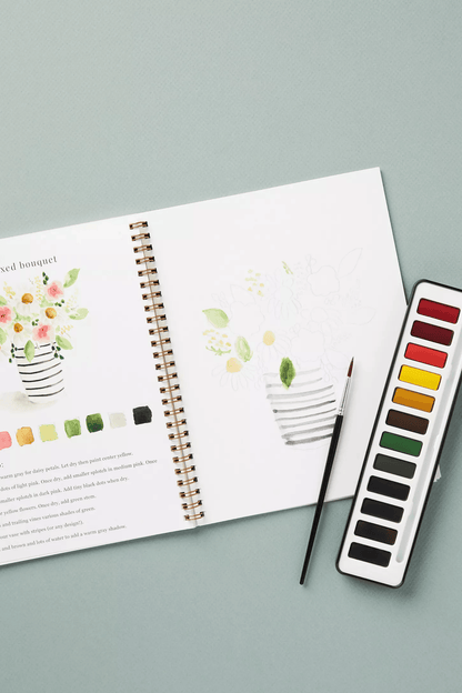 🔥LAST DAY 60% OFF - 💕Watercolor Workbook 🖼️Beginner-Friendly