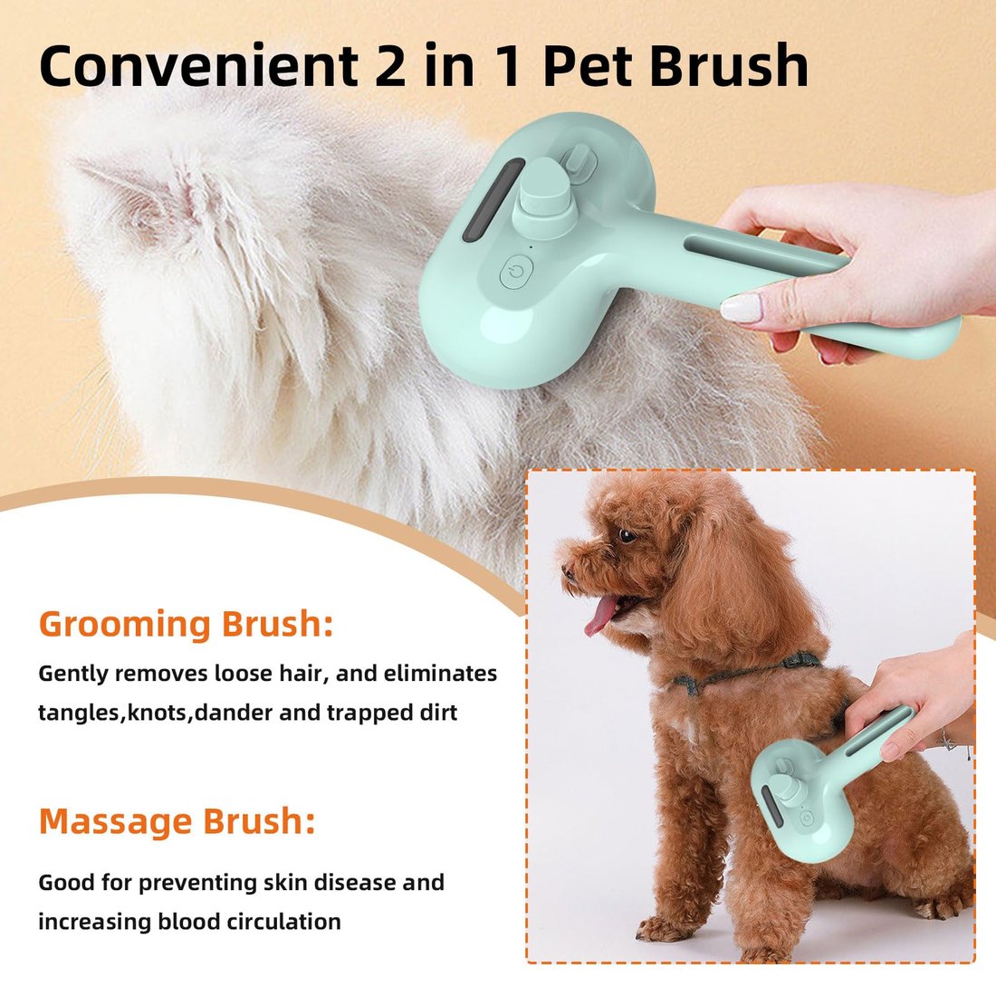 🔥FLash Sale 49% OFF🔥Pet Spray Hair Removal Comb