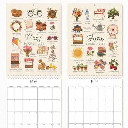 2025 Wish List Calendar