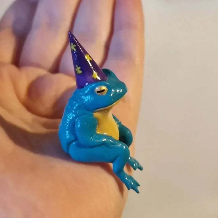 🐸Little Wizard Frog Ornament🧙