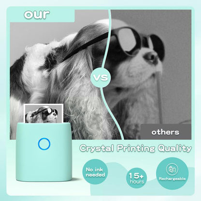 ✨Black Friday Promotion 49% OFF🔥 Mini Sticker Printer-2 Inch Bluetooth Thermal Pocket Printer