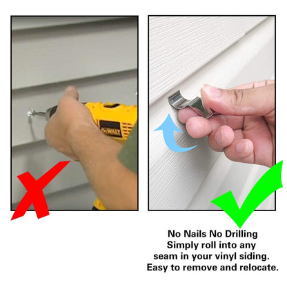 🎅Christmas Hot Sale Promotion-49% OFF-🛠️Nailless Siding Hanger