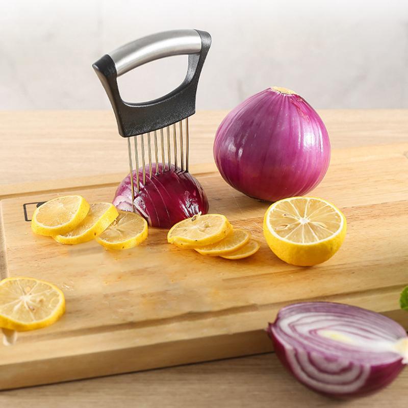 🎁2024 New Year Hot Sale🎁 49% OFF🔥 Stainless Steel Onion Slice Holder