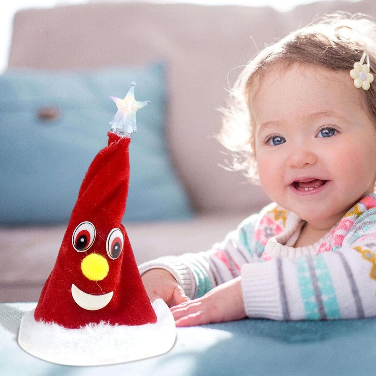 🎄New Musical hat dancing Christmas tree Toy