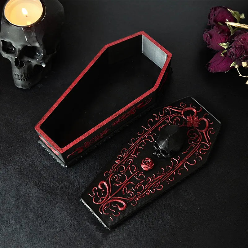 ⚰️Coffin Box "A Rose for the Dead"