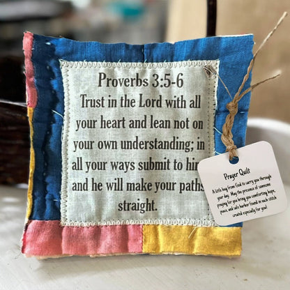 ✝️Prayer Quilt with cross inside