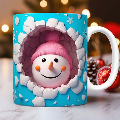 3D Christmas Creative Mug