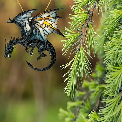 🔥Gothic Dragon Personalized Window Hanging Suncatcher
