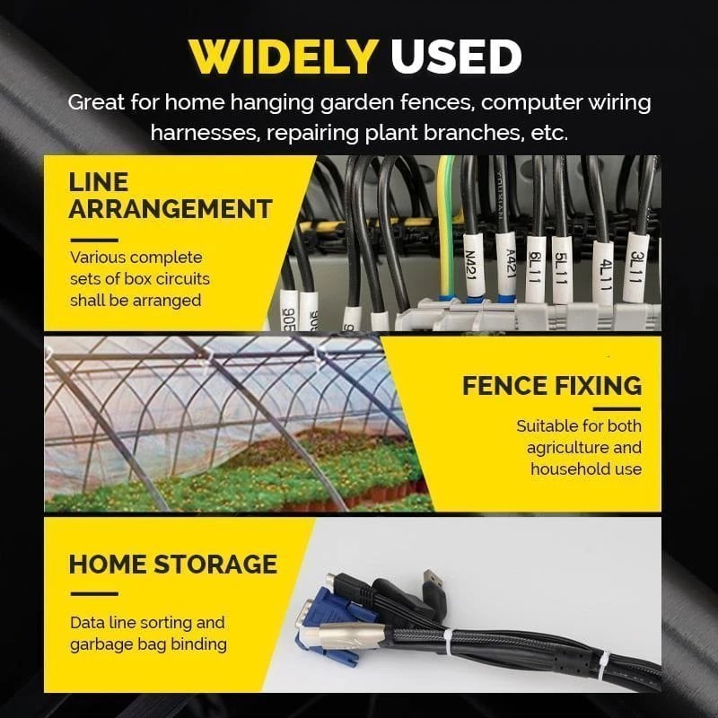 Reusable Cable Ties (100PCS)