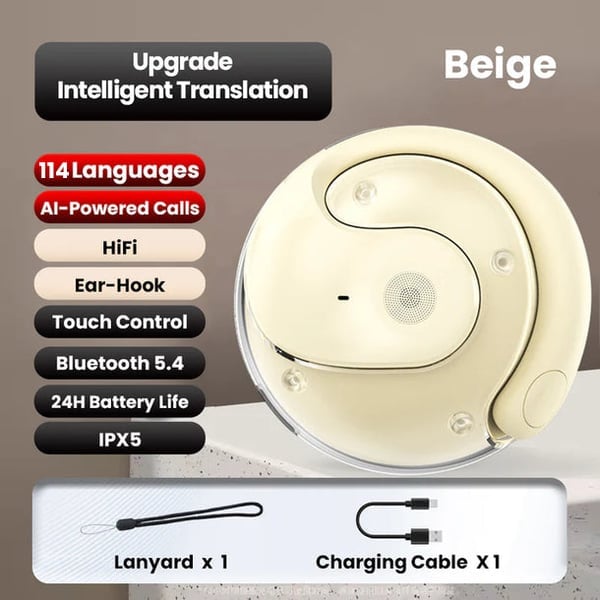 🔥LAST DAY SALE 49% OFF🔥AI Translation Wireless OWS Bluetooth Earphones [On Sale & Quick Ship!]