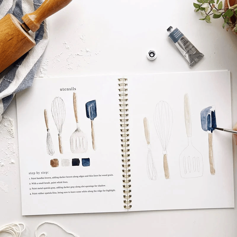 🔥LAST DAY 60% OFF - 💕Watercolor Workbook 🖼️Beginner-Friendly