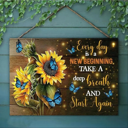 🦋Butterfly Sunflowers Wall Art🌻