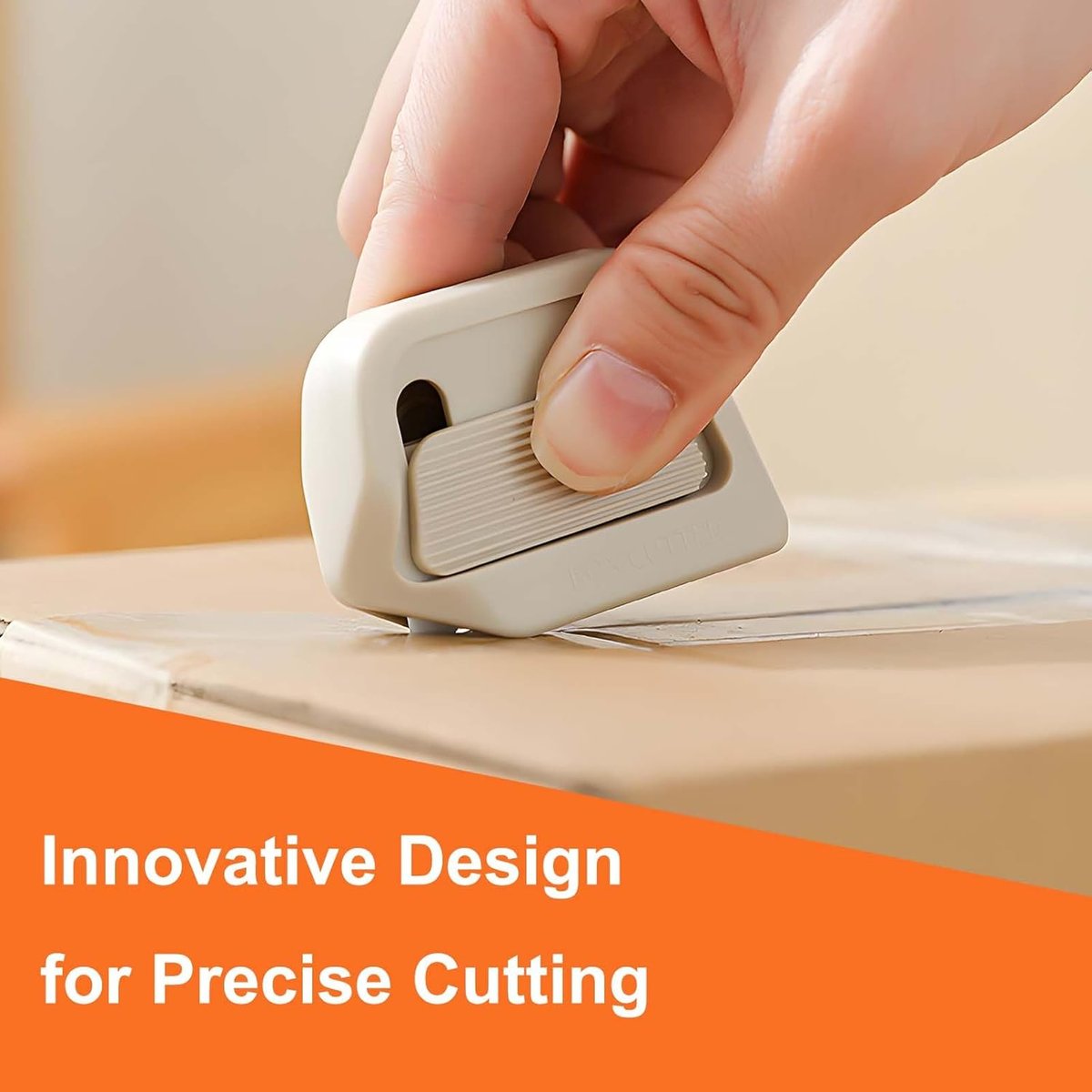 🧲 Magnetic Retractable Box Cutter - 🔒 Safety Lock Utility Knife with Built-in Magnet for Easy Storage & Quick Access