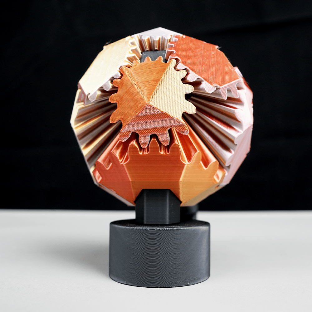 🔥3D Printed Electric Rotating Gear Ball
