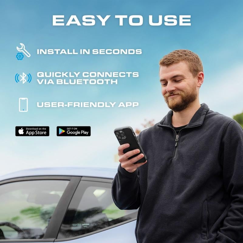 🚗OBD II Bluetooth 5.0 Adapter- Works for All OBD Compliant Cars 1996 & Newer