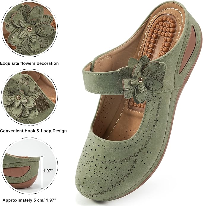 Women's Massage Wedge Mules